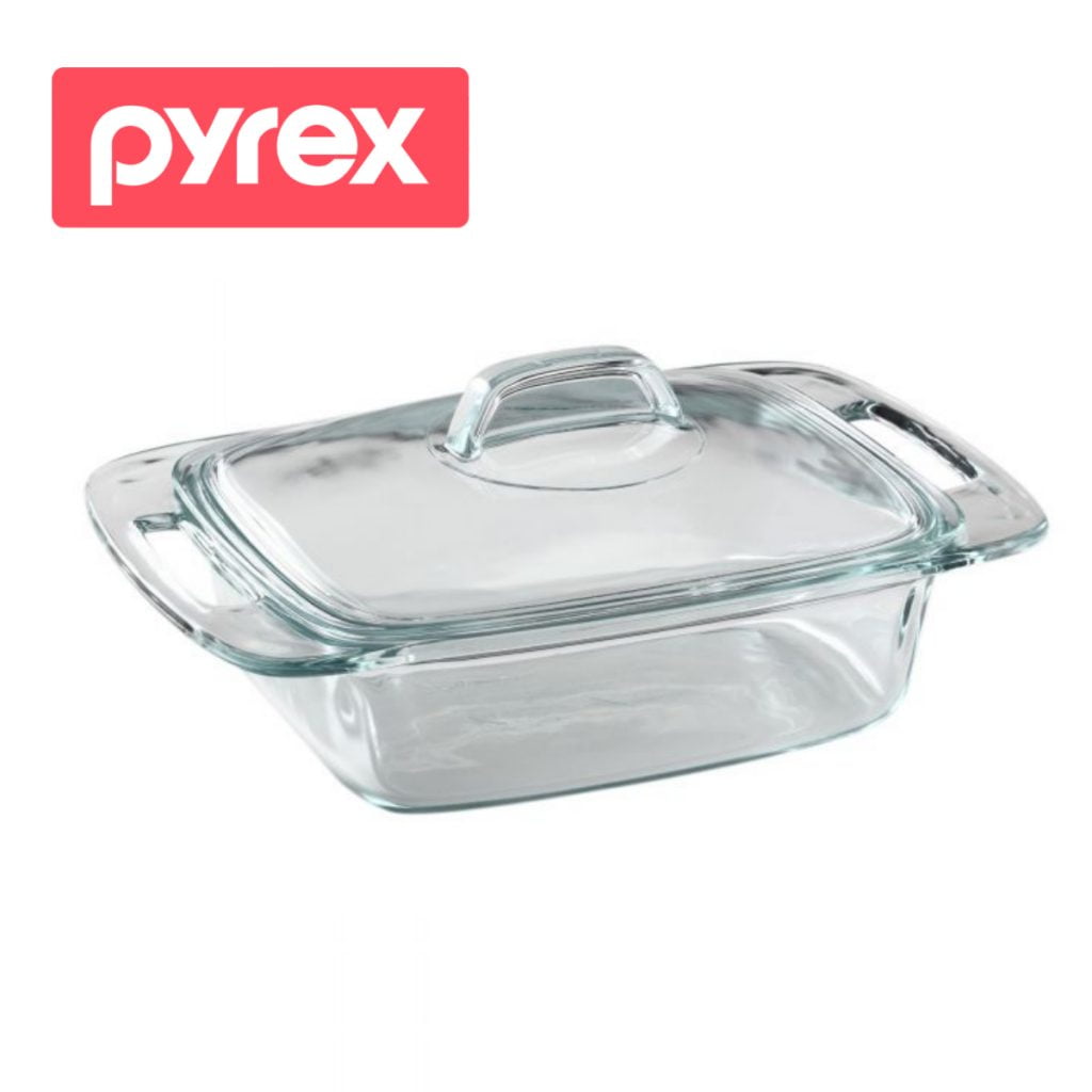 Cacerola horno cristal Pyrex con tapa